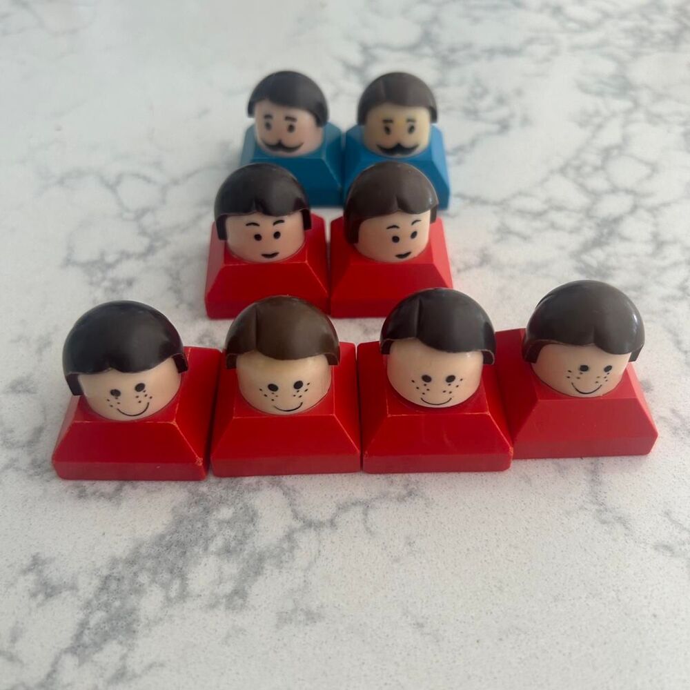 8 1960s LEGO Brick People